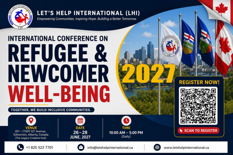 International Conference on Refugee & Newcomer Well-Being (June 2027).